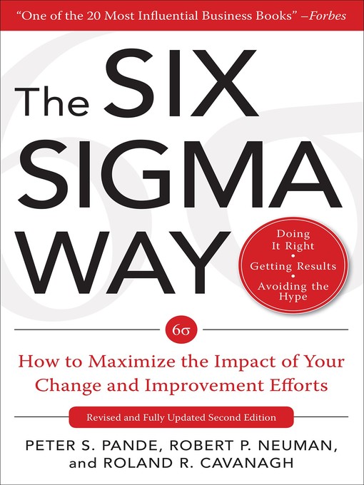 Title details for The Six Sigma Way by Peter S. Pande - Available
